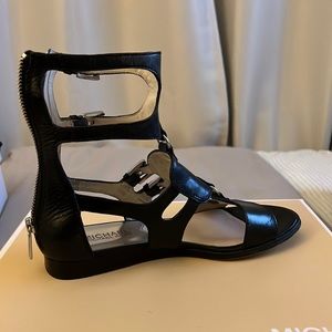 Michael Kors, Artemis Sandal, Black, Size 6